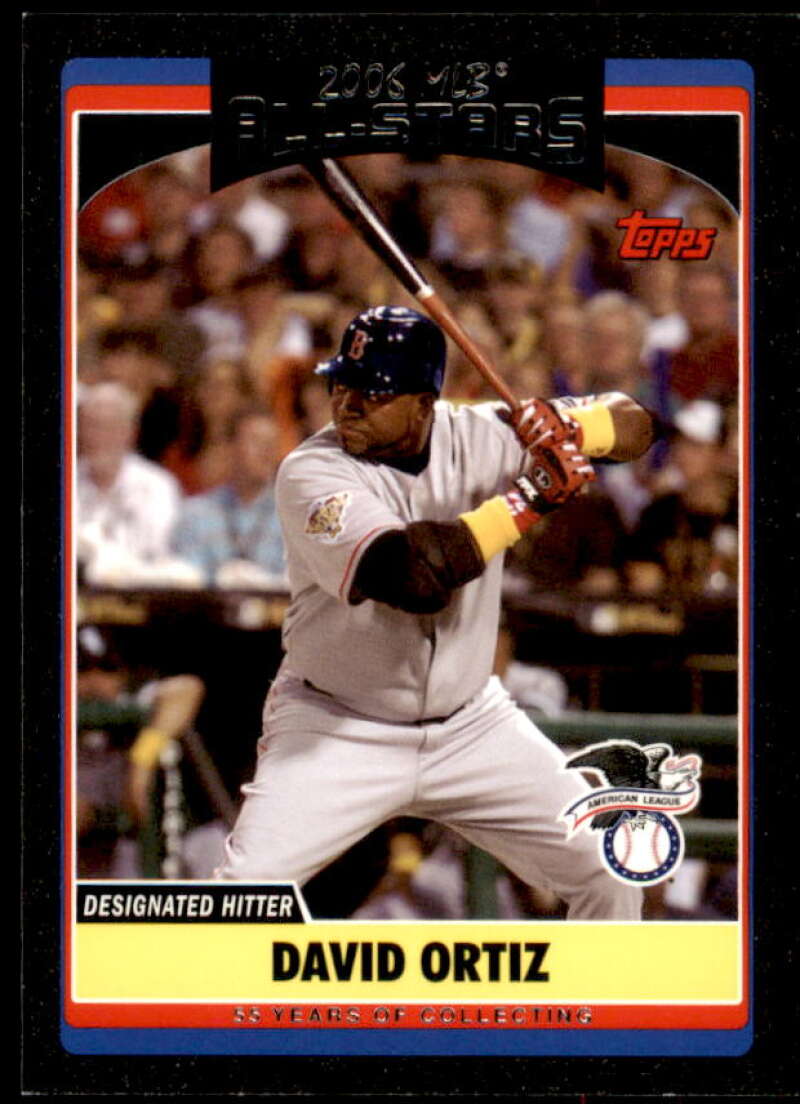 David Ortiz Card 2006 Topps Update Black #UH221 Image 1