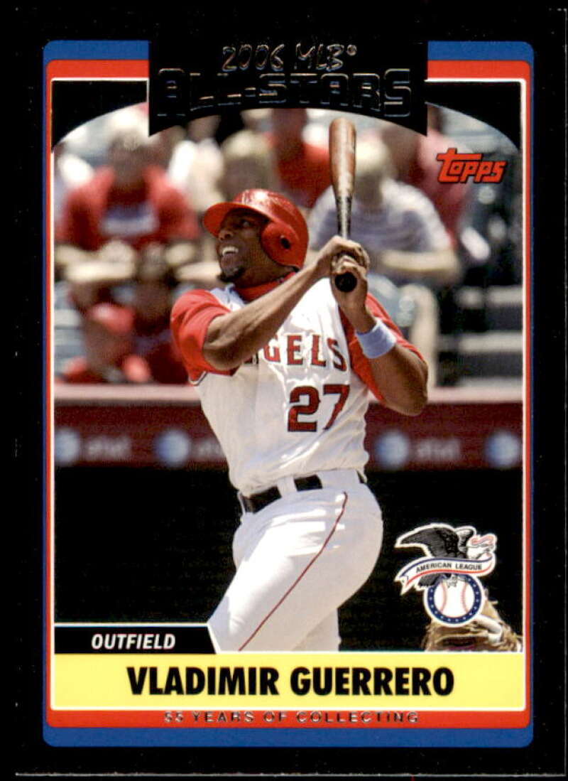 Vladimir Guerrero Card 2006 Topps Update Black #UH222 Image 1