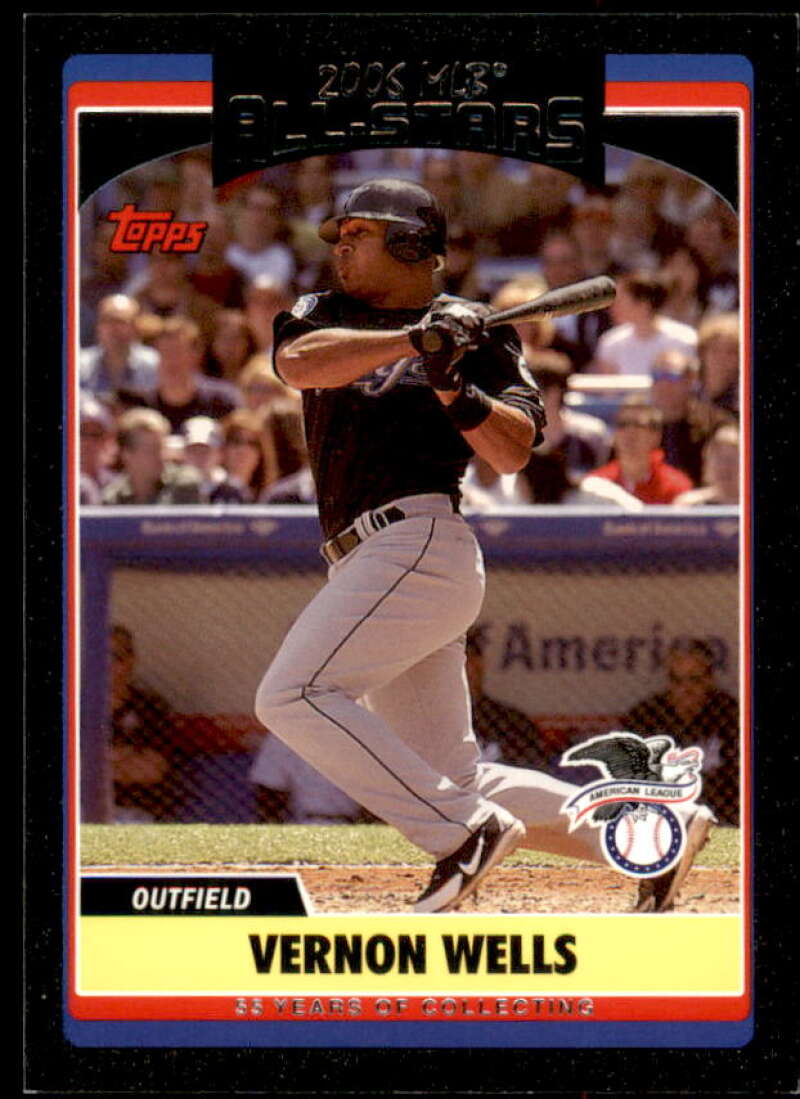 Vernon Wells Card 2006 Topps Update Black #UH224 Image 1