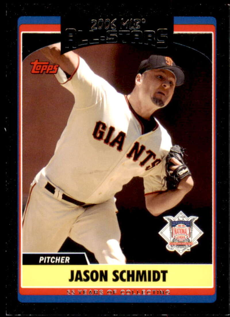 Jason Schmidt Card 2006 Topps Update Black #UH243 Image 1
