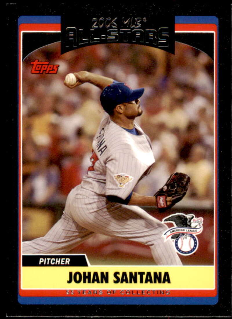 Johan Santana Card 2006 Topps Update Black #UH246 Image 1
