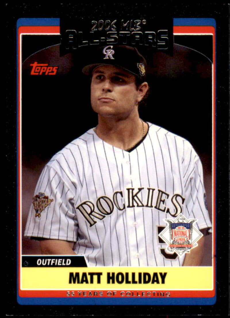 Matt Holliday Card 2006 Topps Update Black #UH253 Image 1