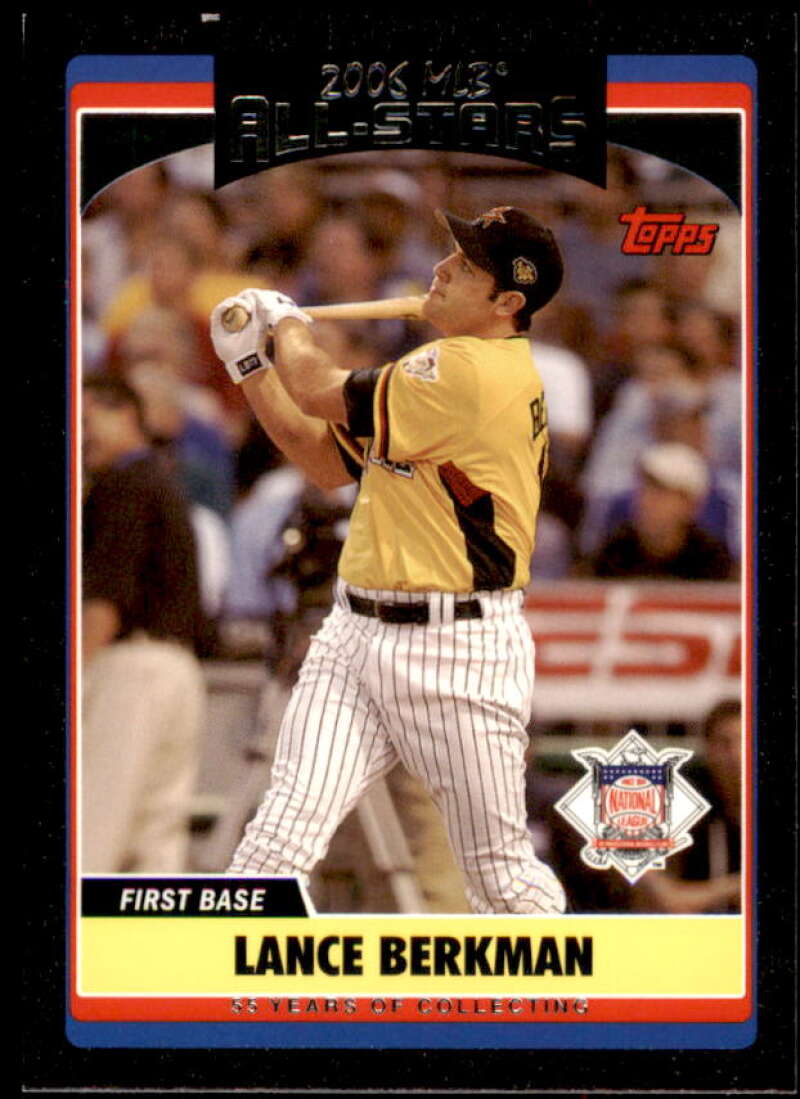 Lance Berkman Card 2006 Topps Update Black #UH254 Image 1