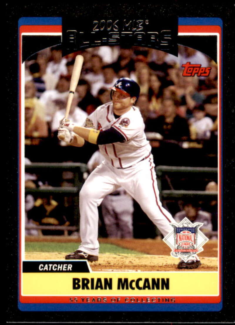 Brian McCann Card 2006 Topps Update Black #UH258 Image 1