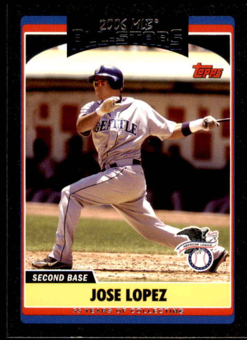 Jose Lopez Card 2006 Topps Update Black #UH259 Image 1