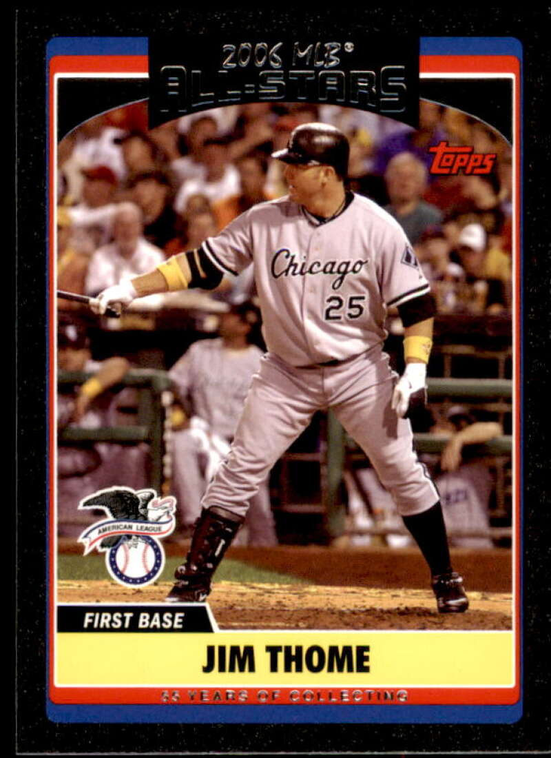 Jim Thome Card 2006 Topps Update Black #UH262 Image 1