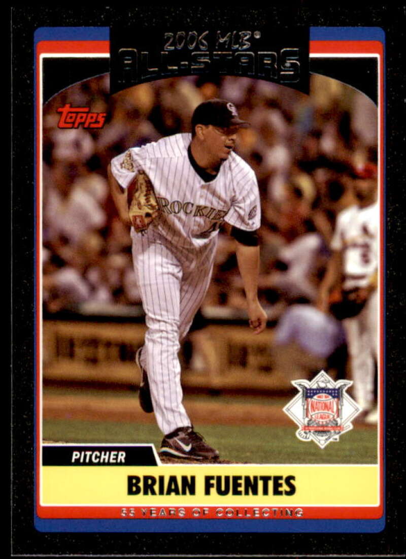 Brian Fuentes Card 2006 Topps Update Black #UH274 Image 1