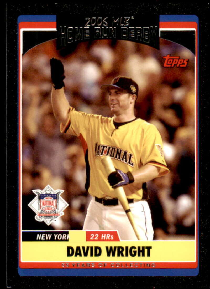 David Wright Card 2006 Topps Update Black #UH284 Image 1