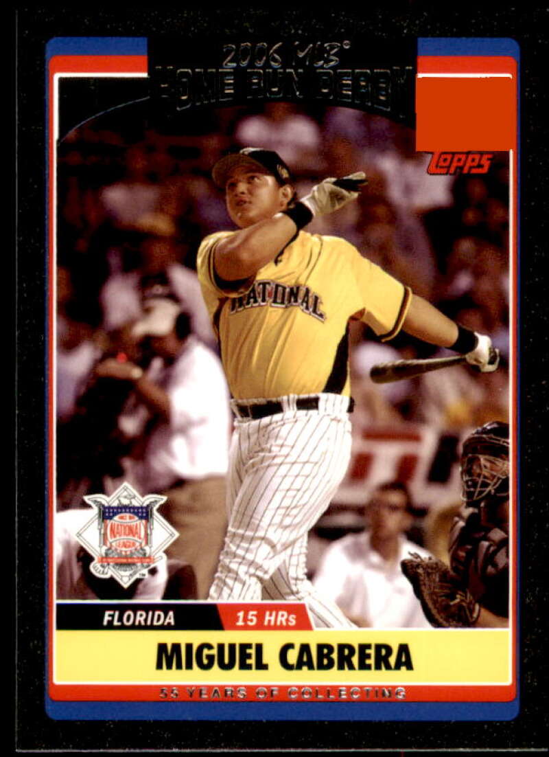 Miguel Cabrera Card 2006 Topps Update Black #UH285 Image 1