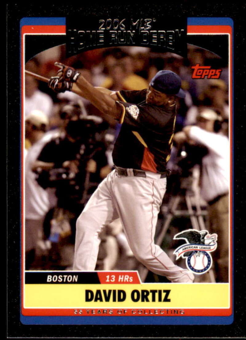 David Ortiz Card 2006 Topps Update Black #UH286 Image 1