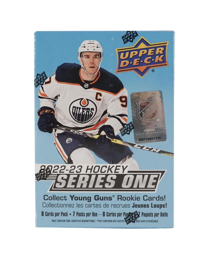 2022-23 Upper Deck Series 1 Hockey 7-Pack Blaster Box Image 2