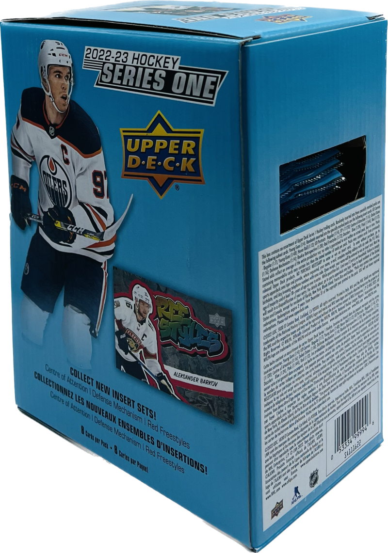 2022-22 Upper Deck Series 1 Gravity Feeder Hockey Box Image 2