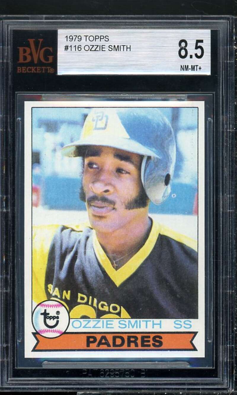 Ozzie Smith Rookie Card 1979 Topps #116 BGS BVG 8.5 (9 9 9.5 7.5) Image 1