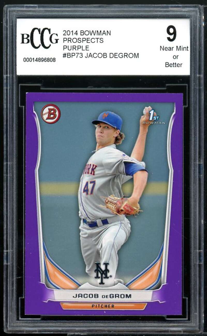 Jacob Degrom 2014 Bowman Autograph 1st Bowman Rookie Card #BP73