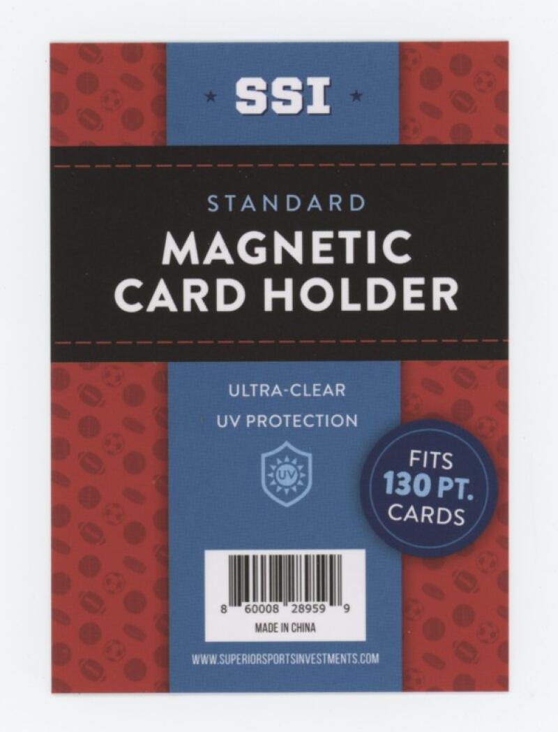 (2) Superior Sports Investments SSI Magnetic Thick Card Holder One Touch 180 PT Image 4