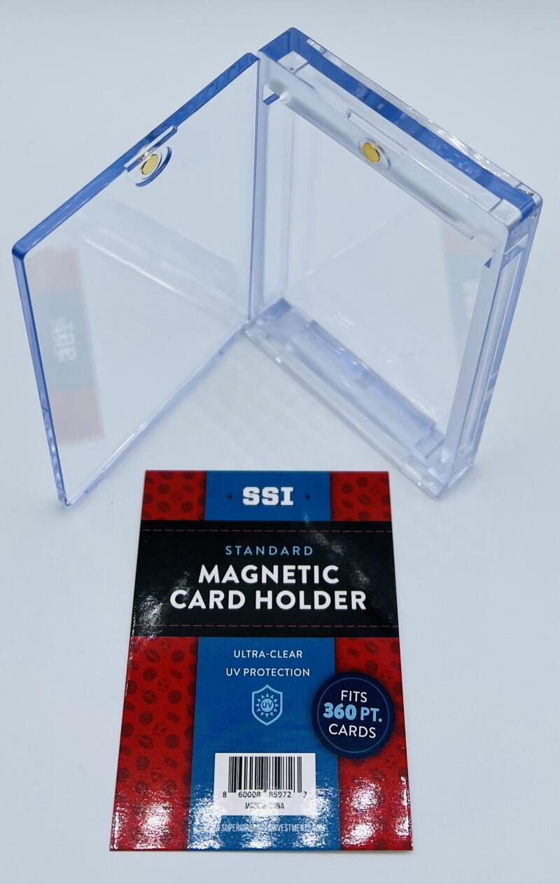 (2) Superior Sports Investments SSI Magnetic Thick Card Holder One Touch 360 PT Image 2
