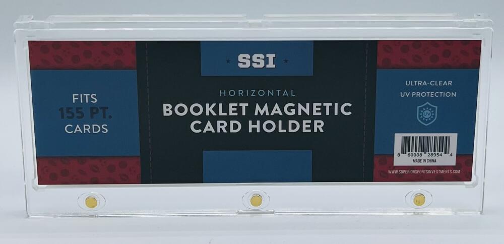 (2) Superior Sports Investments SSI Magnetic Horizontal Booklet Card Holder One Touch  Image 6