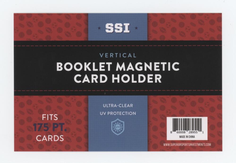 (2) Superior Sports Investments SSI Magnetic Vertical Booklet Card Holder One Touch  Image 4