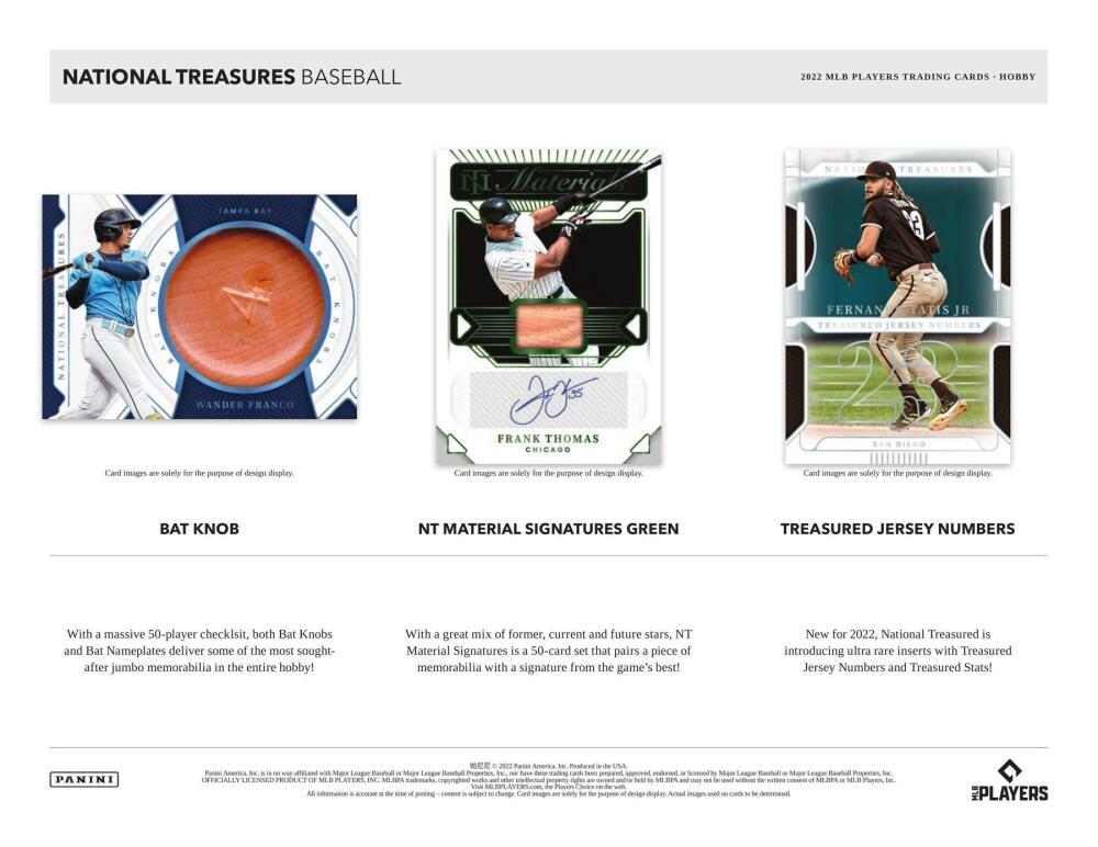 2022 Panini National Treasures Baseball Hobby Box Image 5