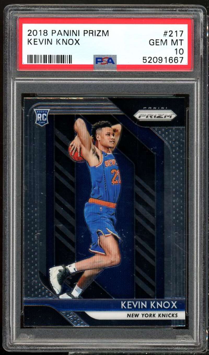 Kevin Knox Rookie Card 2018-19 Panini Prizm #217 PSA 10 Image 1