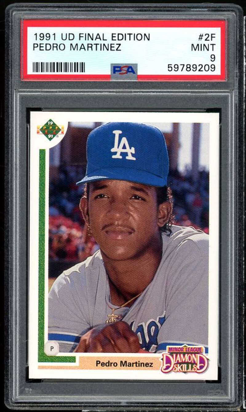 Pedro Martinez Rookie Card 1991 Upper Deck Final Edition #2F PSA 9 Image 1