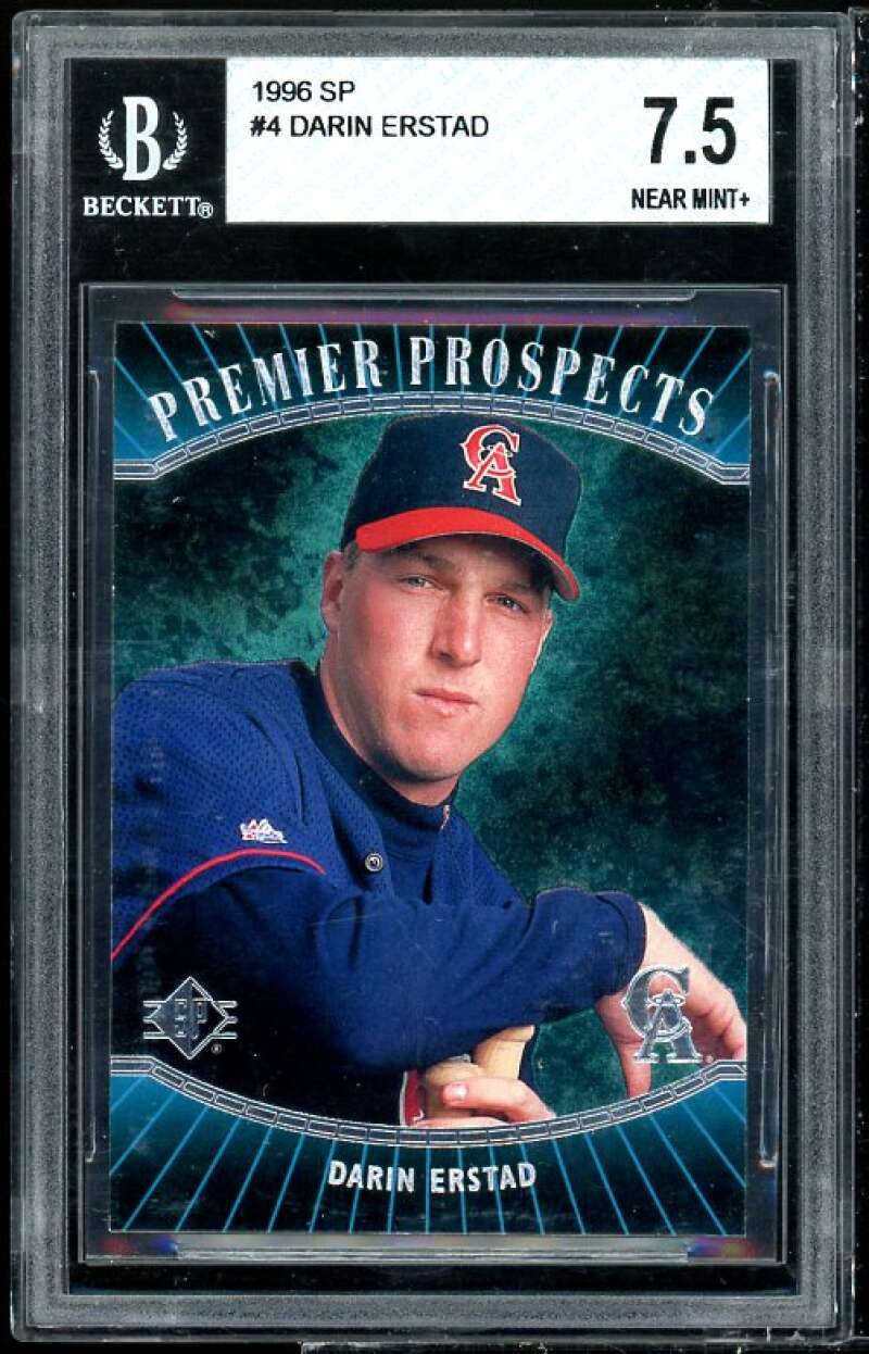 Darin Erstad Rookie Card 1995 SP #4 BGS 7.5 (8.5 7 8.5 8) Image 1