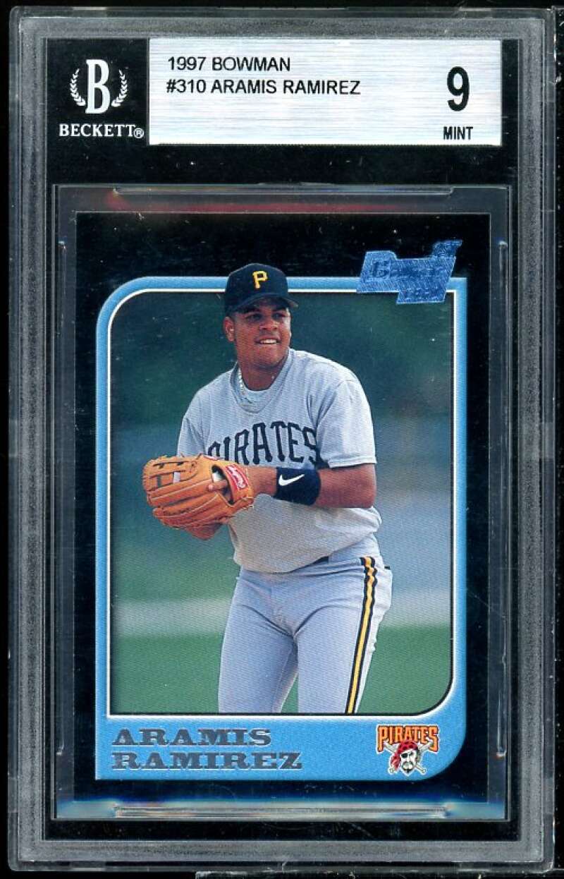 Aramis Ramirez Rookie Card 1997 Bowman #310 BGS 9 (9.5 9 9 8.5) Image 1