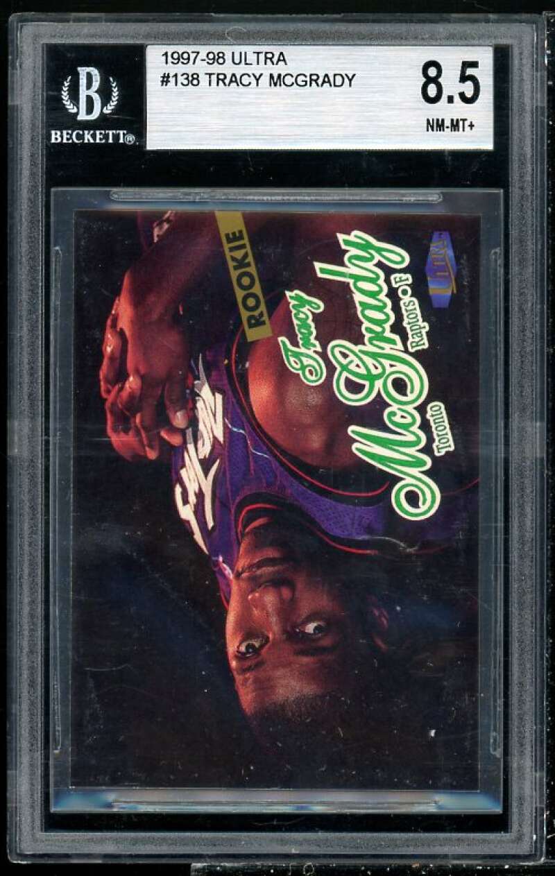 Tracy McGrady Rookie Card 1997-98 Ultra #138 BGS 8.5 (9 8.5 8.5 8) Image 1