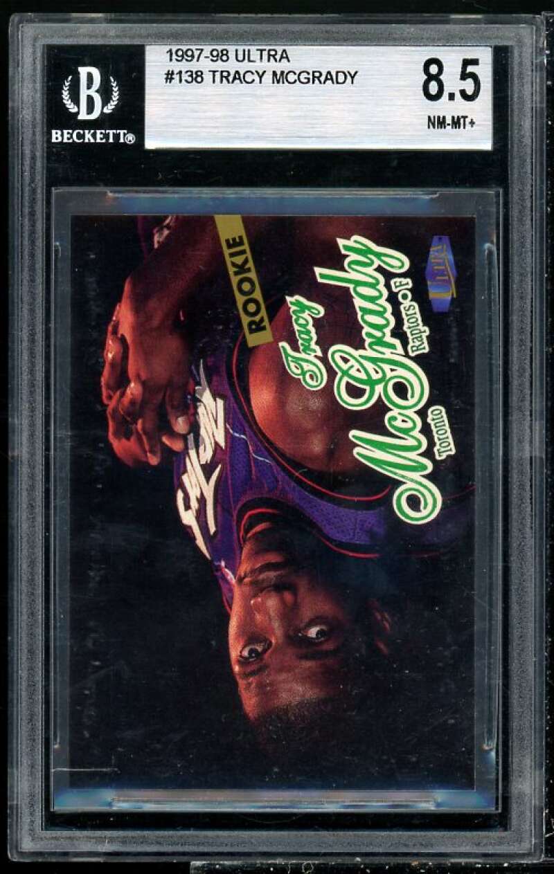 Tracy McGrady Rookie Card 1997-98 Ultra #138 BGS 8.5 (9.5 8.5 8 8.5) Image 1