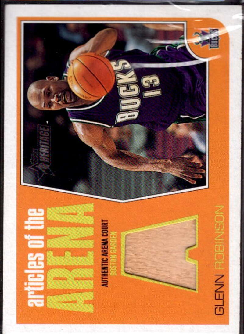 Glenn Robinson Card 2001-02 Topps Heritage Articles of the Arena Relics #18  Image 1