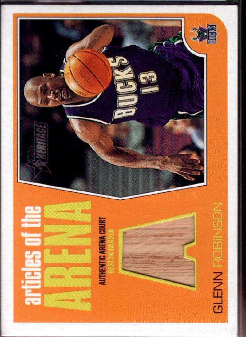 Glenn Robinson Card 2001-02 Topps Heritage Articles of the Arena Relics #18  Image 1