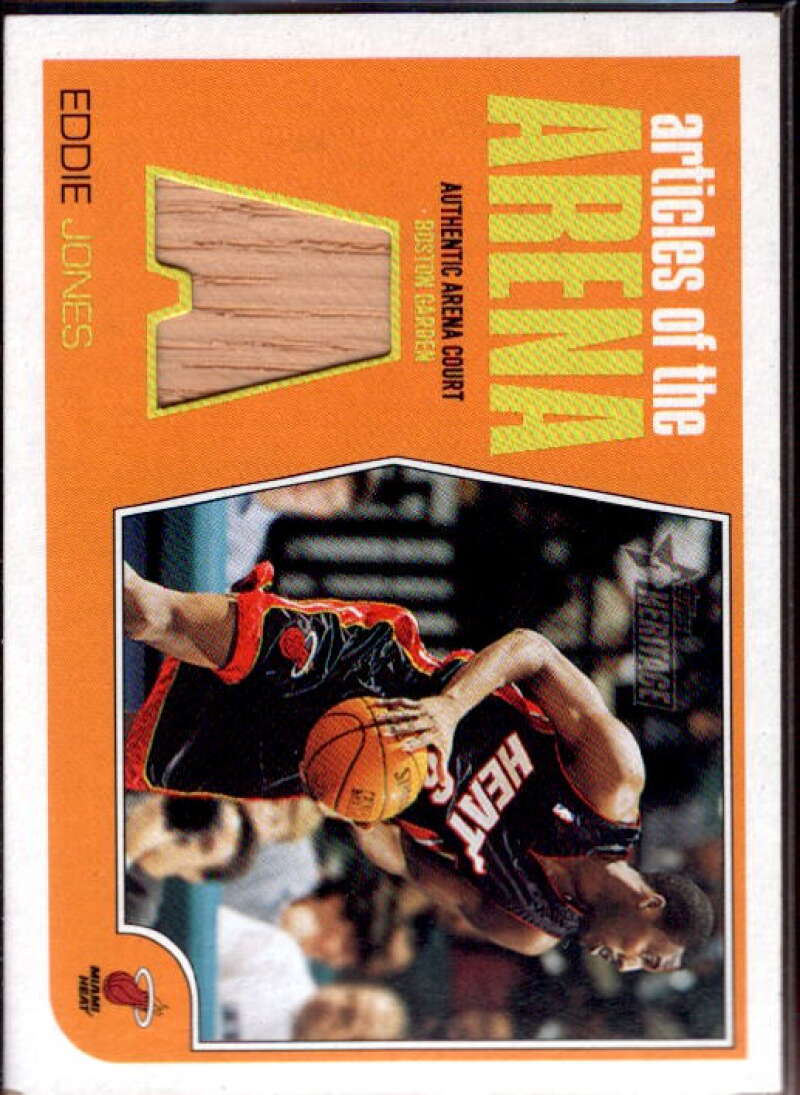 Eddie Jones Card 2001-02 Topps Heritage Articles of the Arena Relics #20  Image 1