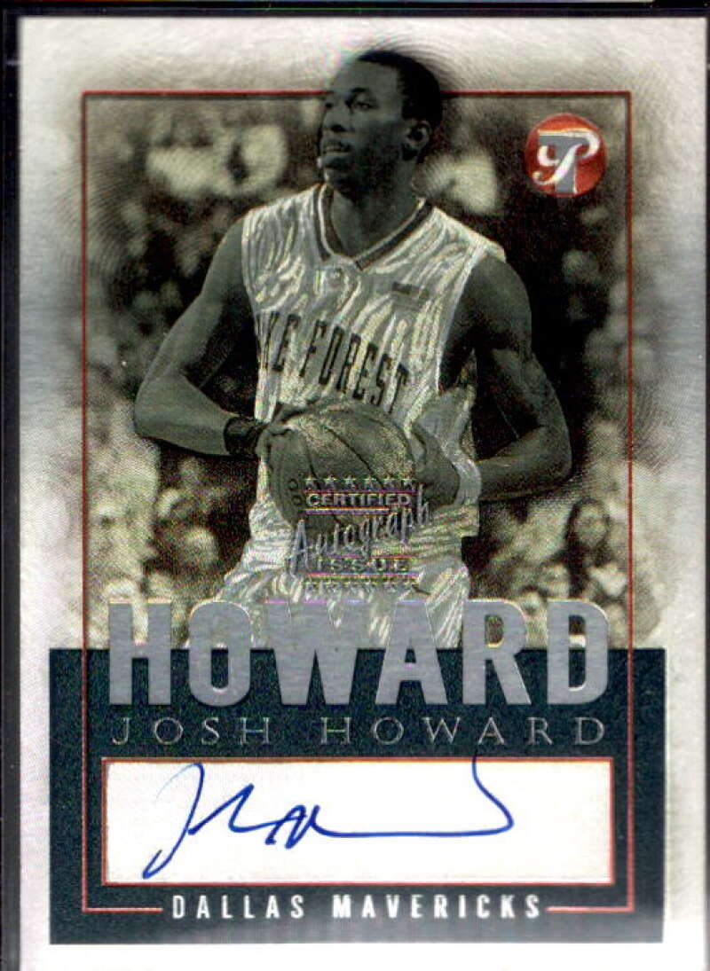 Josh Howard Rookie Card 2003-04 Topps Pristine Personal Endorsements #JHO  Image 1