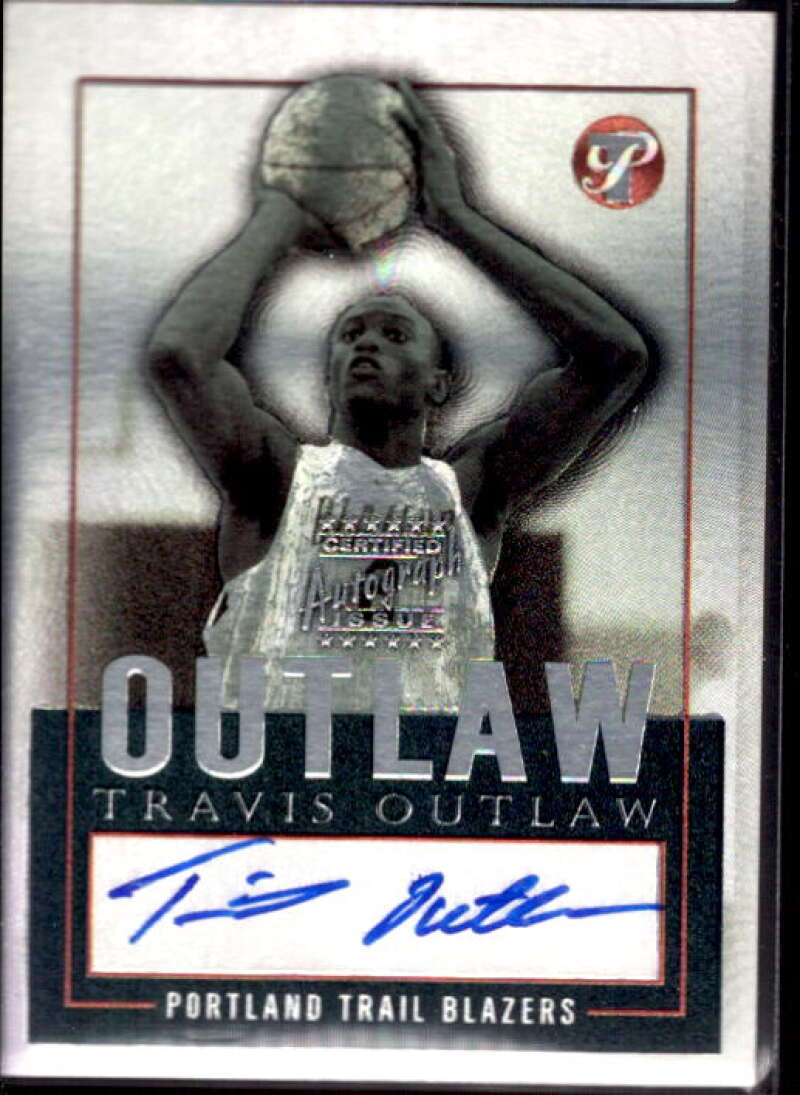 Travis Outlaw Rookie Card 2003-04 Topps Pristine Personal Endorsements #TO  Image 1