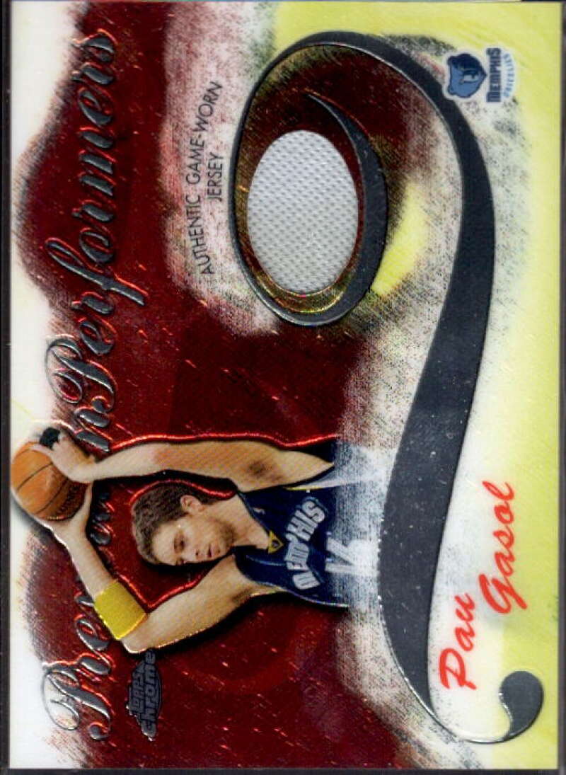 Pau Gasol Card 2005-06 Topps Chrome Premium Performers #PG  Image 1