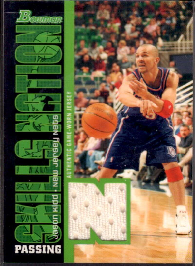 Jason Kidd Card 2005-06 Bowman Skills Nation Relics #JK  Image 1