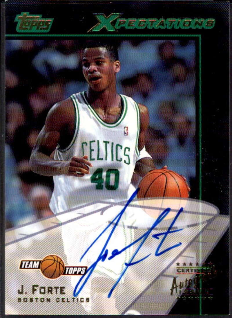 Joseph Forte Card 2001-02 Topps Xpectations Autographs #TXAJF  Image 1