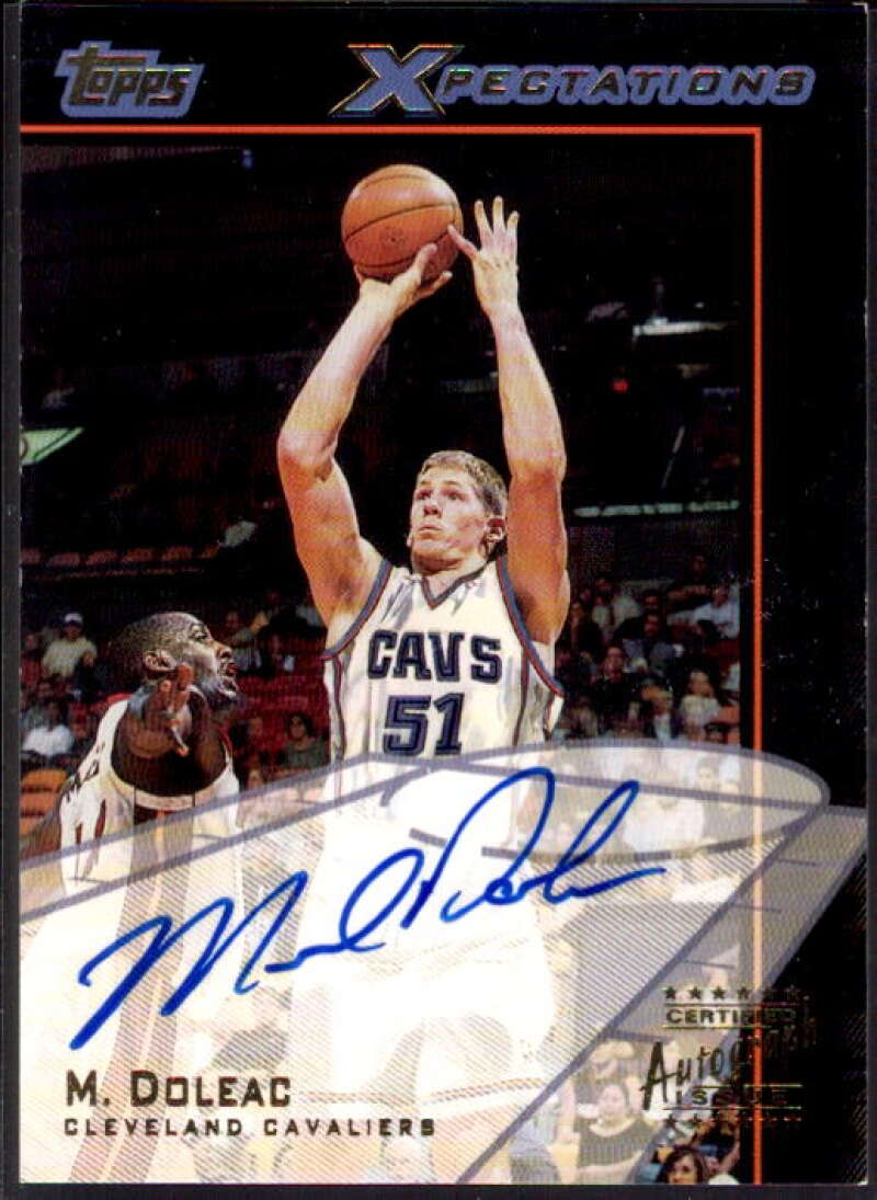 Michael Doleac Card 2001-02 Topps Xpectations Autographs #TXAMD  Image 1