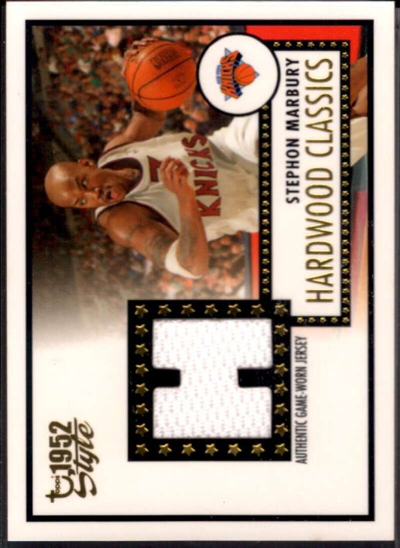 Stephon Marbury Card 2005-06 Topps Style Hardwood Classics #SM  Image 1