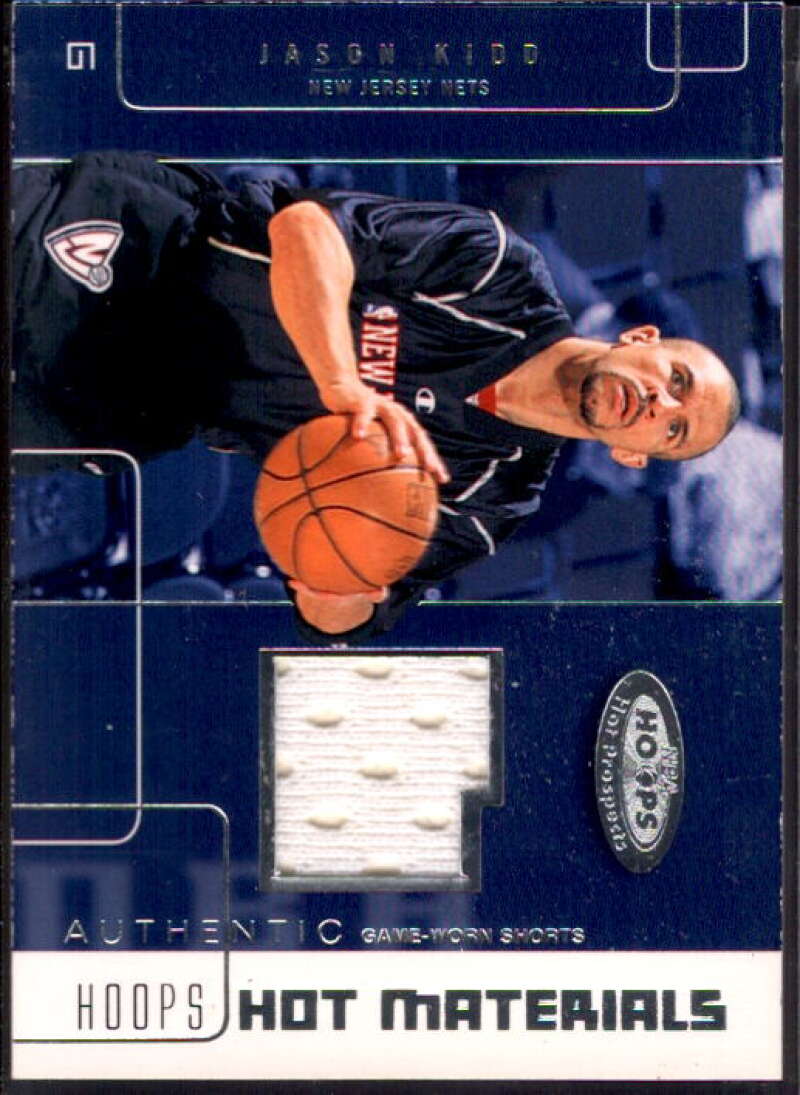 Jason Kidd Card 2002-03 Hoops Hot Prospects Hot Materials #10  Image 1