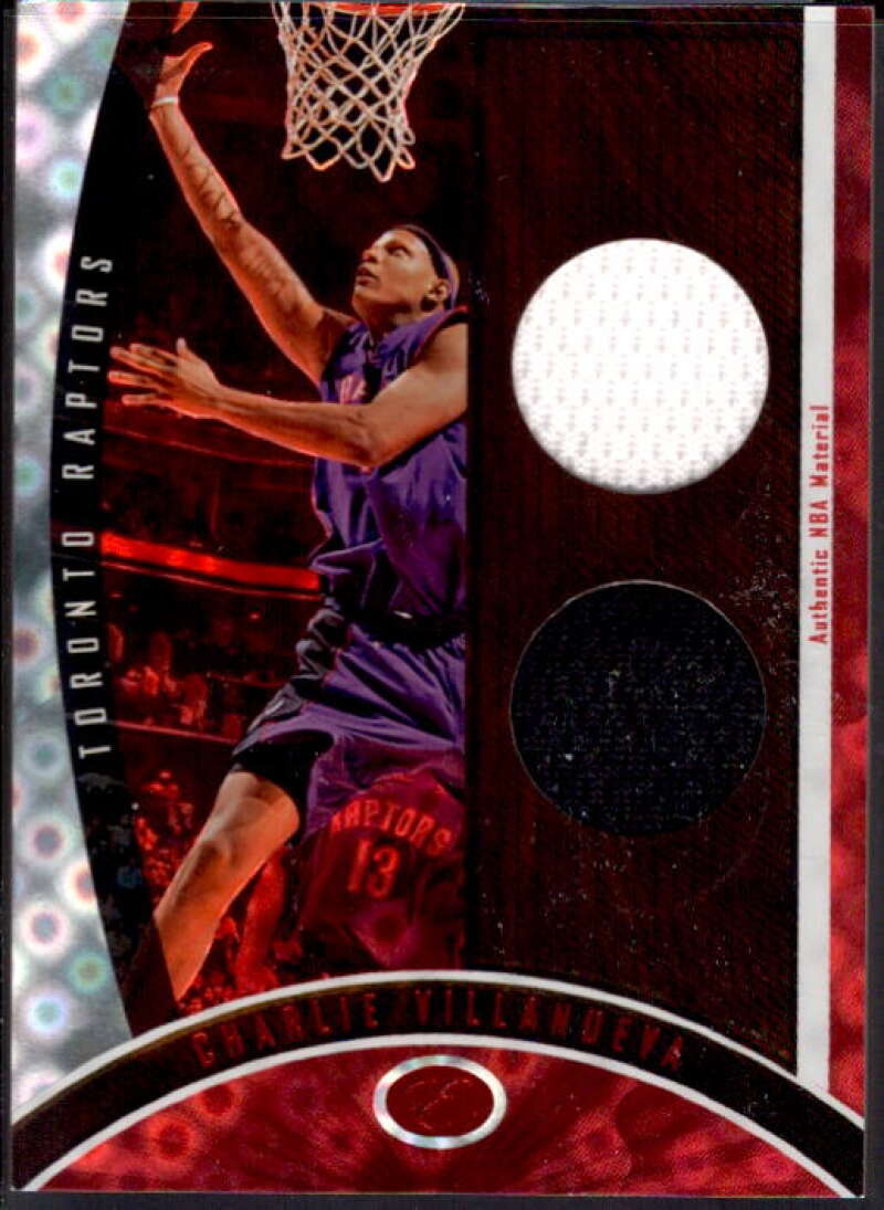 Charlie Villanueva 2006 Bowman Elevation Executive Level Relics Dual Red #DRCV  Image 1