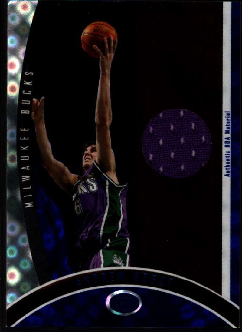 Andrew Bogut Card 2006-07 Bowman Elevation Executive Level Relics Blue #RAB  Image 1