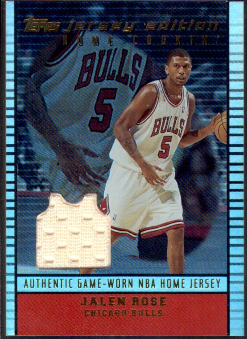 Jalen Rose Card 2002-03 Topps Jersey Edition #JEJRO  Image 1