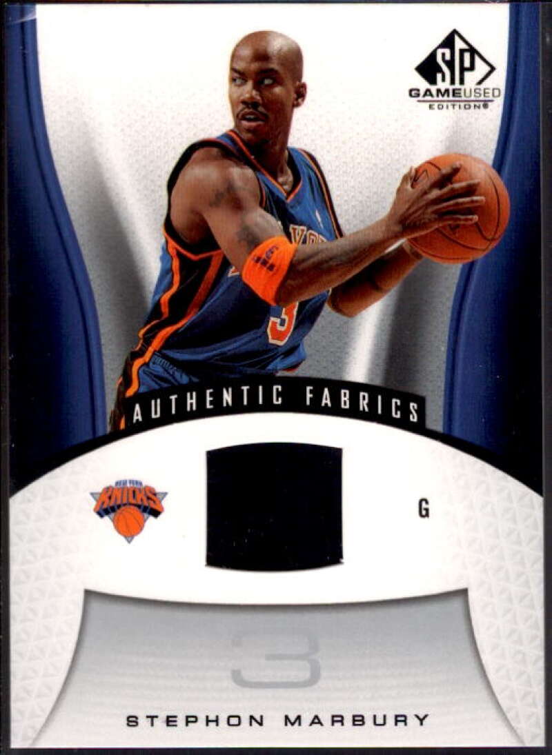 Stephon Marbury JSY Card 2006-07 SP Game Used #168  Image 1