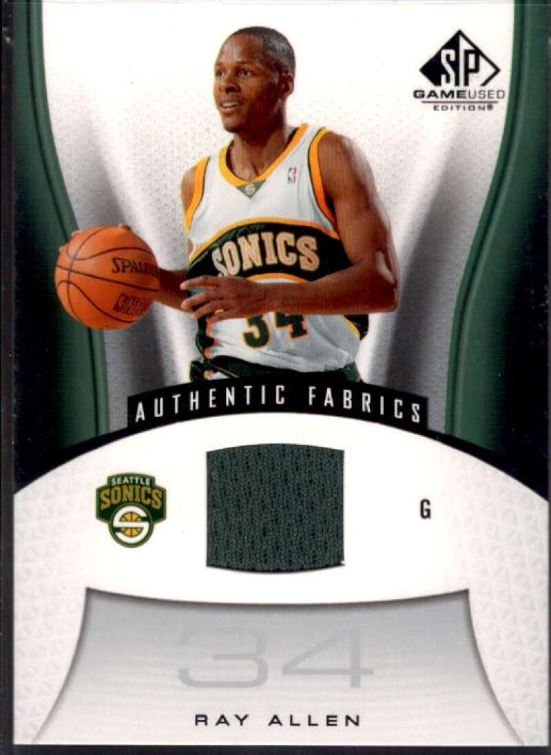 Ray Allen JSY Card 2006-07 SP Game Used #188  Image 1