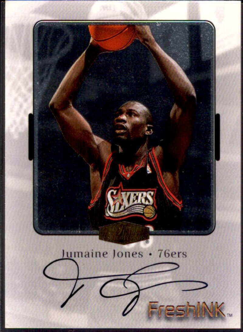 Jumaine Jones Card 1999-00 Flair Showcase Fresh Ink #11  Image 1