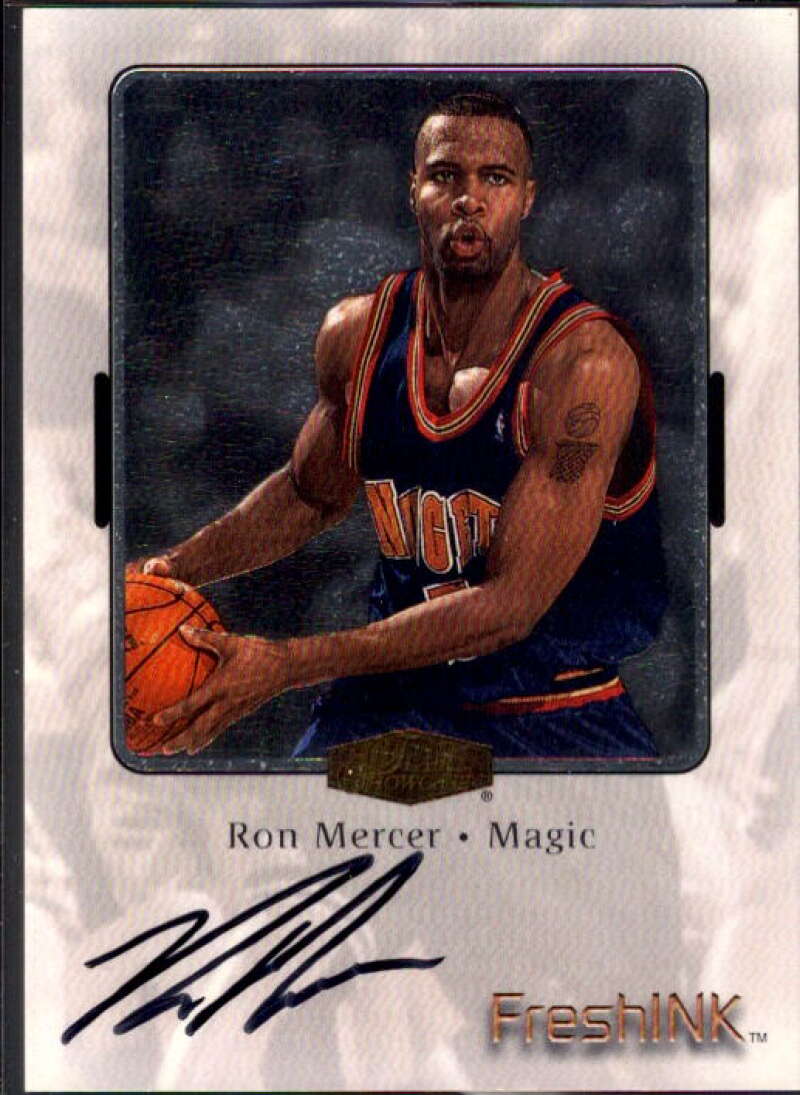 Ron Mercer Card 1999-00 Flair Showcase Fresh Ink #19  Image 1