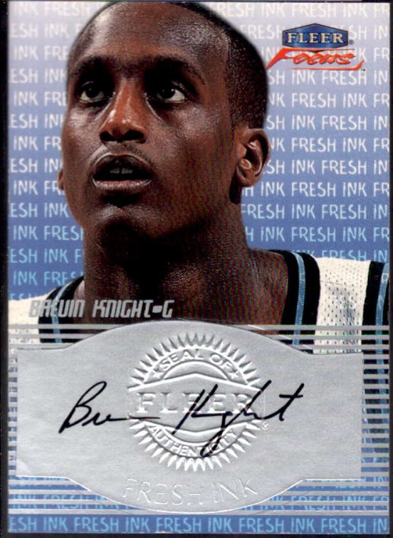 Brevin Knight Card 1999-00 Fleer Focus Fresh Ink #12  Image 1