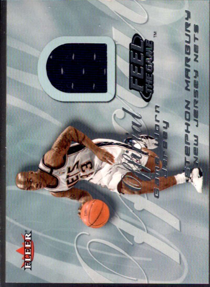 Stephon Marbury Gray Card 2000-01 Fleer Feel the Game #19A  Image 1