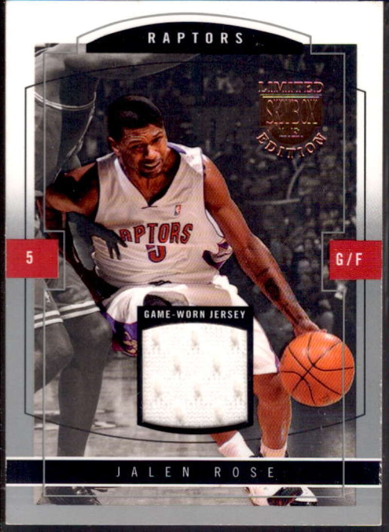 Jalen Rose Card 2003-04 SkyBox LE Jersey Proofs #109  Image 1